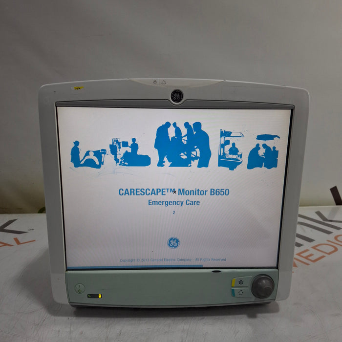 GE Healthcare GE Healthcare Carescape B650 Emergency Care Patient Monitor Patient Monitors reLink Medical