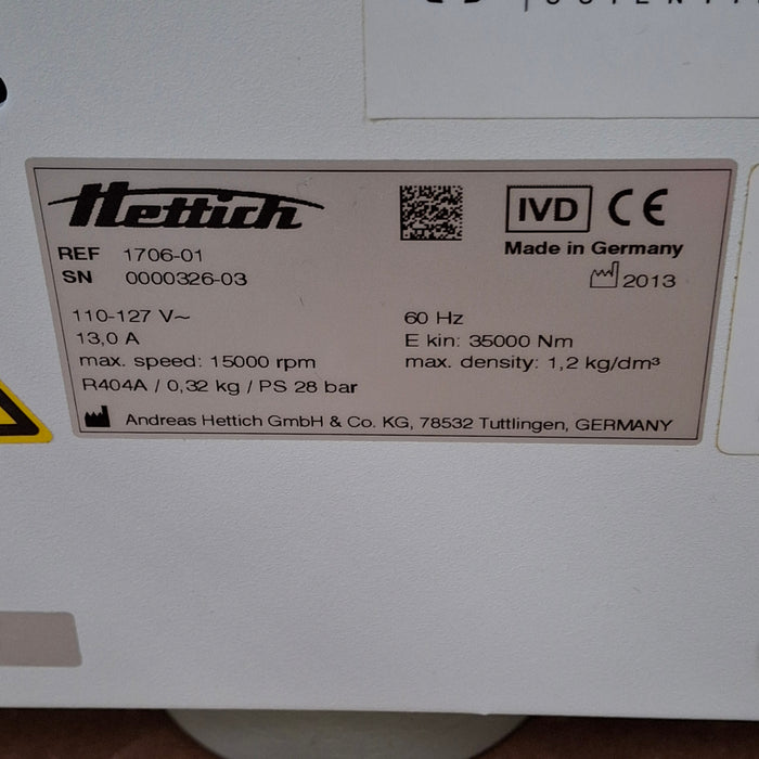 Hettich Instruments Hettich Instruments Rotina 380 Bench Top Centrifuge Centrifuges reLink Medical