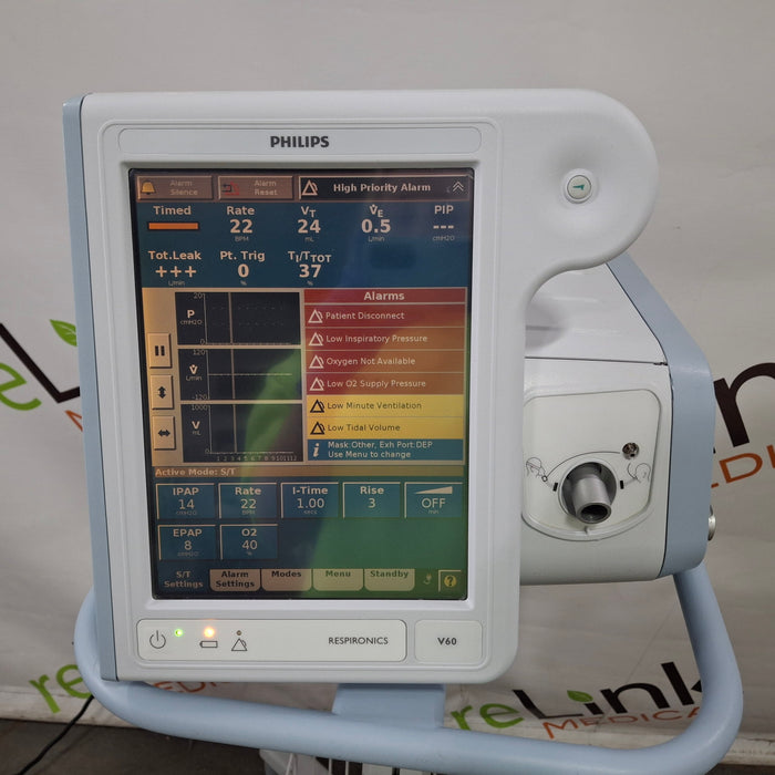 Philips Philips Respironics V60 BiPAP Ventilator Respiratory reLink Medical