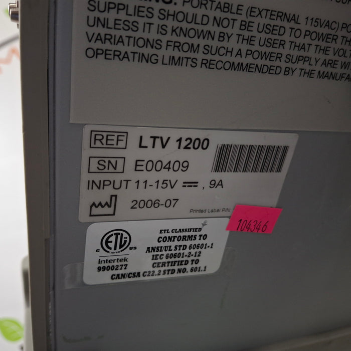 CareFusion CareFusion LTV 1200 Ventilator Respiratory reLink Medical