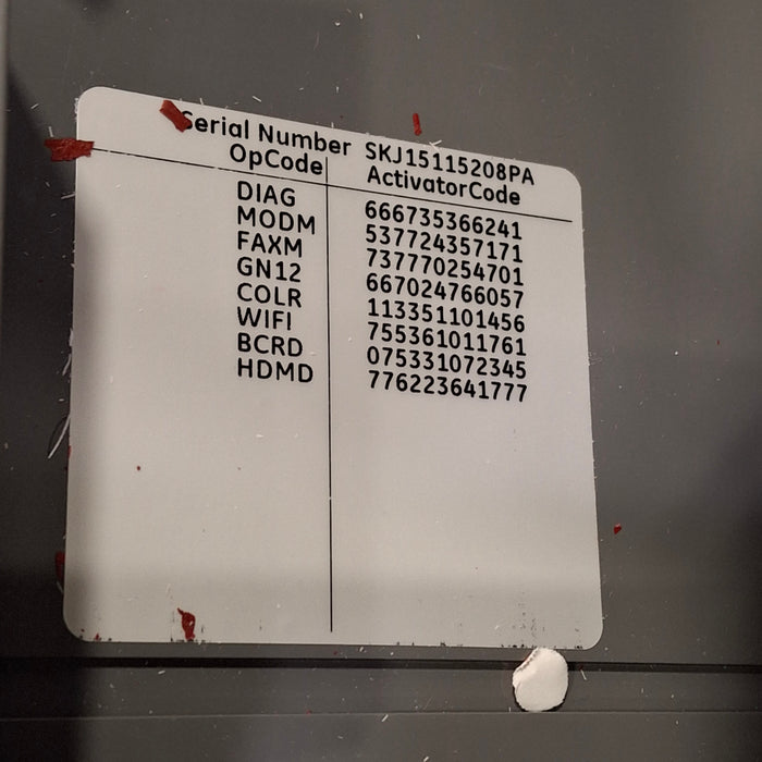 GE Healthcare GE Healthcare MAC 5500 HD ECG without CAM Module Cardiology reLink Medical