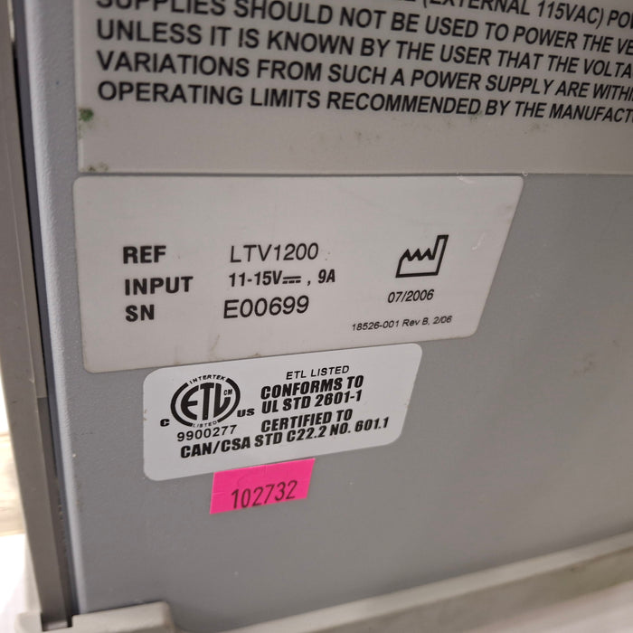 CareFusion CareFusion LTV 1200 Ventilator Respiratory reLink Medical