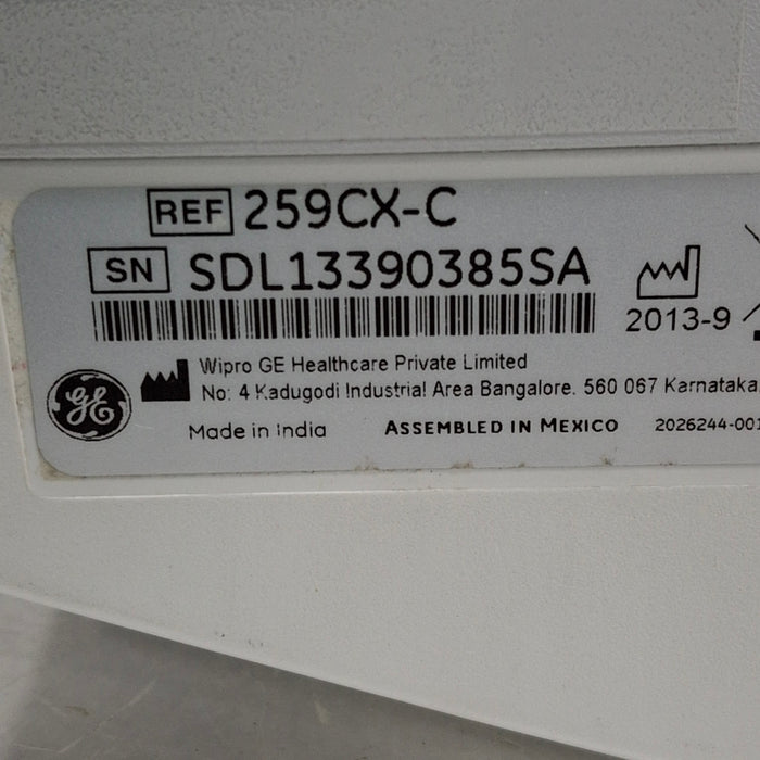 GE Healthcare Corometrics 250cx Series Model 259cx-c Fetal Monitor