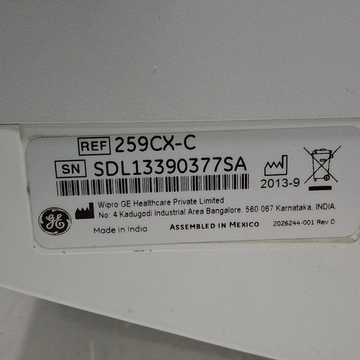 GE Healthcare GE Healthcare Corometrics 250cx Series Model 259cx-c Fetal Monitor Patient Monitors reLink Medical