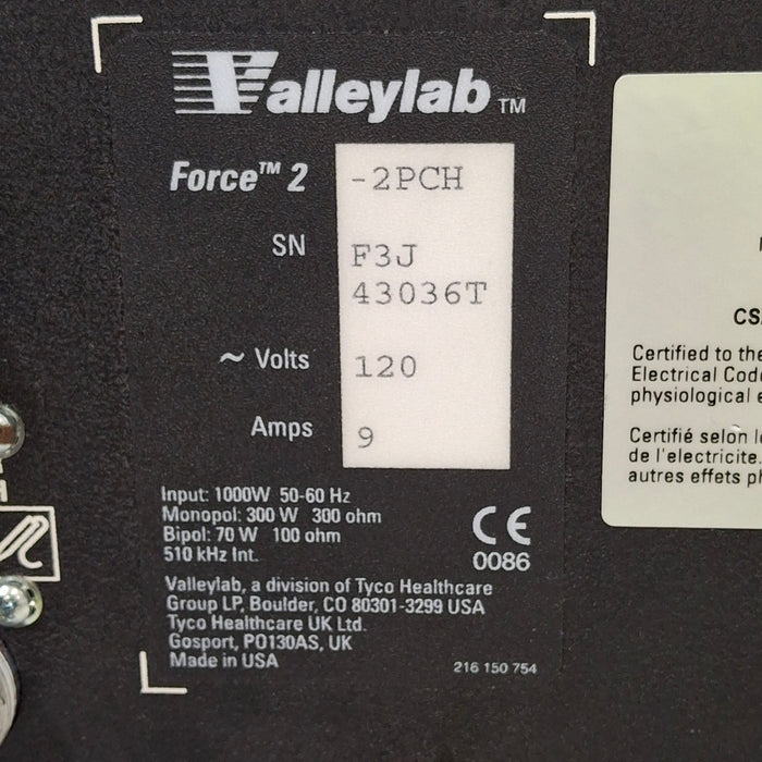 Valleylab Valleylab Force 2 Electrosurgical Unit Electrosurgical Units reLink Medical