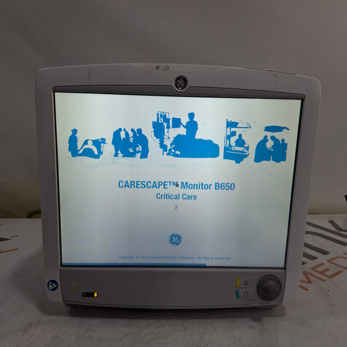 GE Healthcare GE Healthcare Carescape B650 Critical Care Patient Monitor Patient Monitors reLink Medical