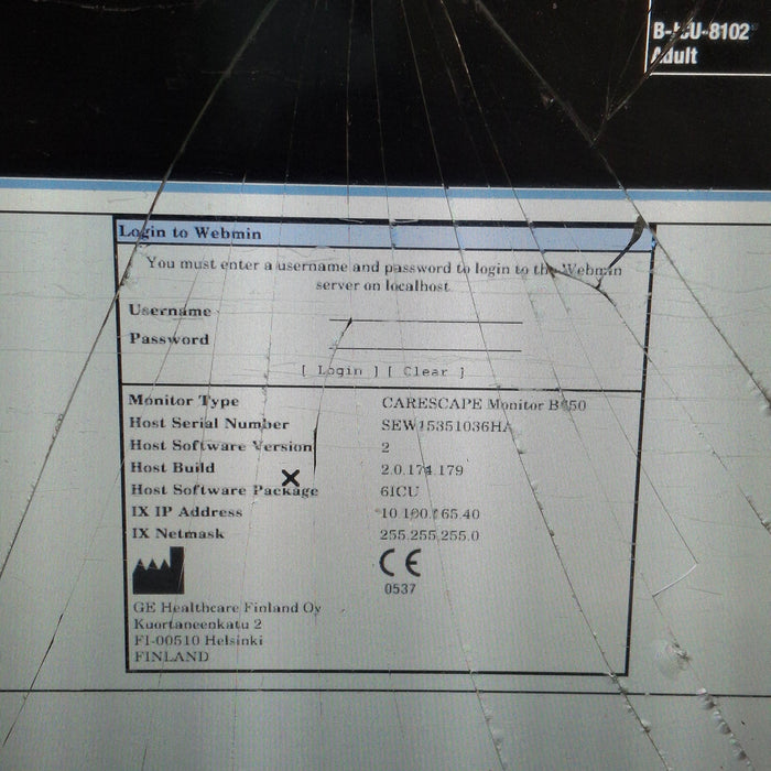 GE Healthcare GE Healthcare Carescape B650 Critical Care Patient Monitor Patient Monitors reLink Medical
