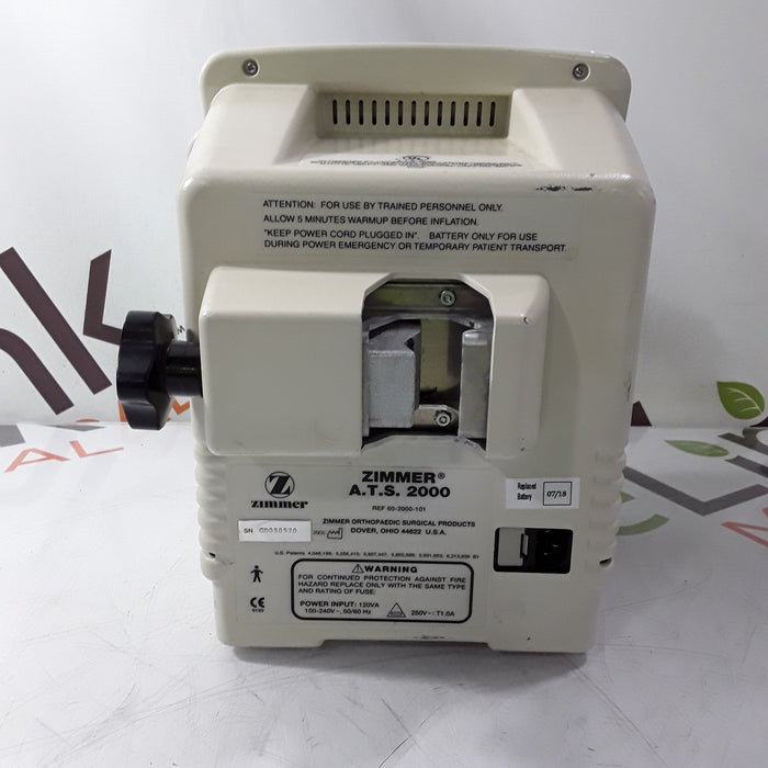 Zimmer Zimmer ATS 2000 Automatic Tourniquet System Surgical Equipment reLink Medical