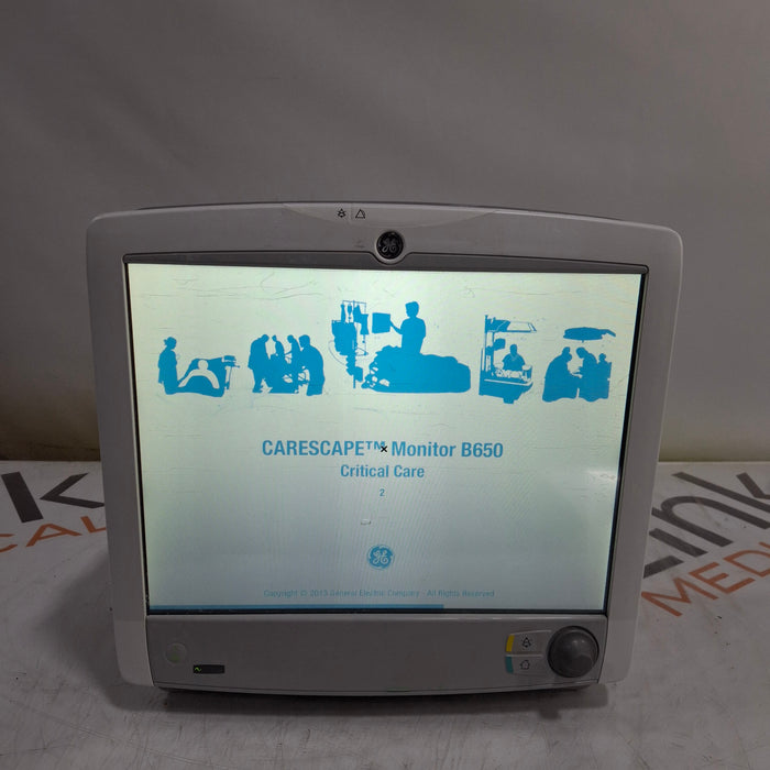 GE Healthcare GE Healthcare Carescape B650 Critical Care Patient Monitor Patient Monitors reLink Medical