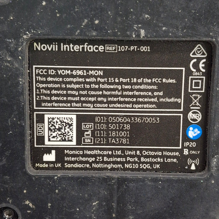 Monica Healthcare Limited Monica Healthcare Limited 107-PT-001 Fetal Monitor Patient Monitors reLink Medical