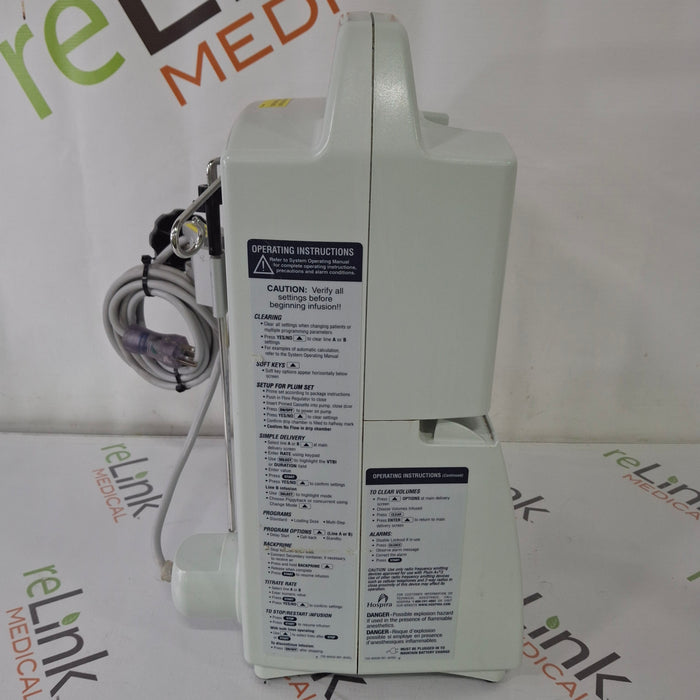 Hospira Hospira Plum A+3 Infusion Pump Infusion Pump reLink Medical