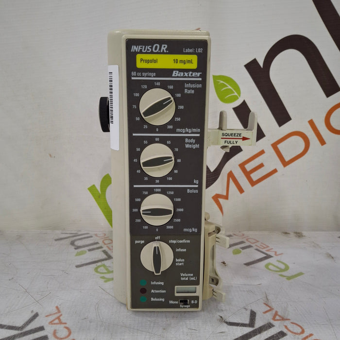 Baxter InfusOR Infusion Pump