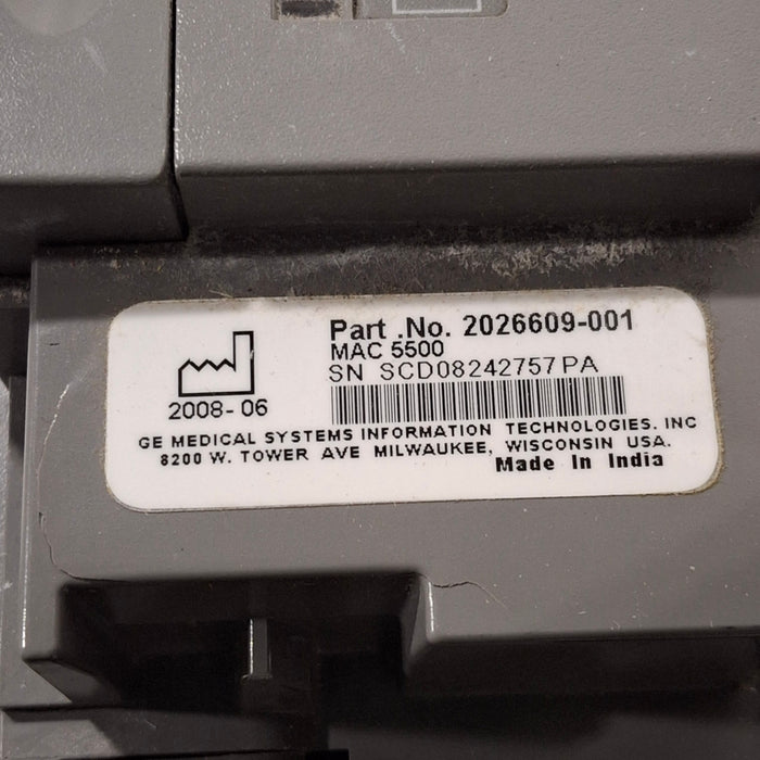 GE Healthcare GE Healthcare MAC 5500 HD ECG without CAM Module Cardiology reLink Medical