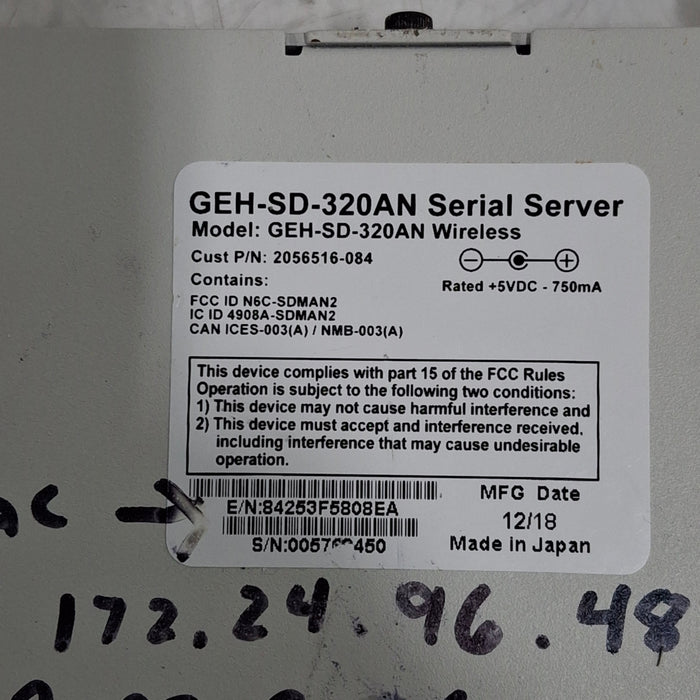 GE Healthcare GE Healthcare MAC 5500 HD ECG without CAM Module Cardiology reLink Medical