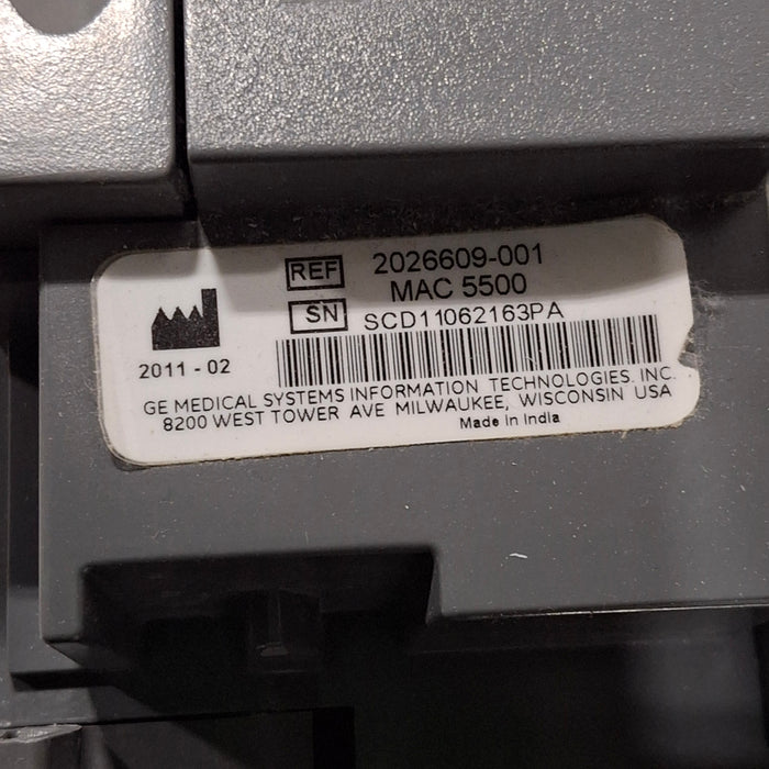 GE Healthcare GE Healthcare MAC 5500 HD ECG without CAM Module Cardiology reLink Medical