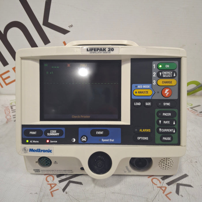 Physio-Control Physio-Control LifePak 20 Defib Defibrillators reLink Medical