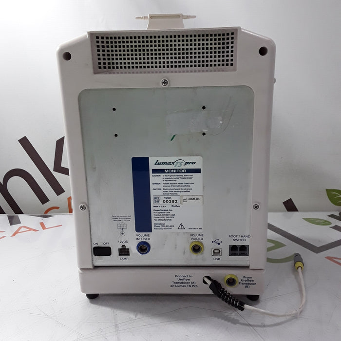 Cooper Surgical Cooper Surgical Lumax TS Pro 53305 Fiberoptic Cystometry Monitor Surgical Equipment reLink Medical