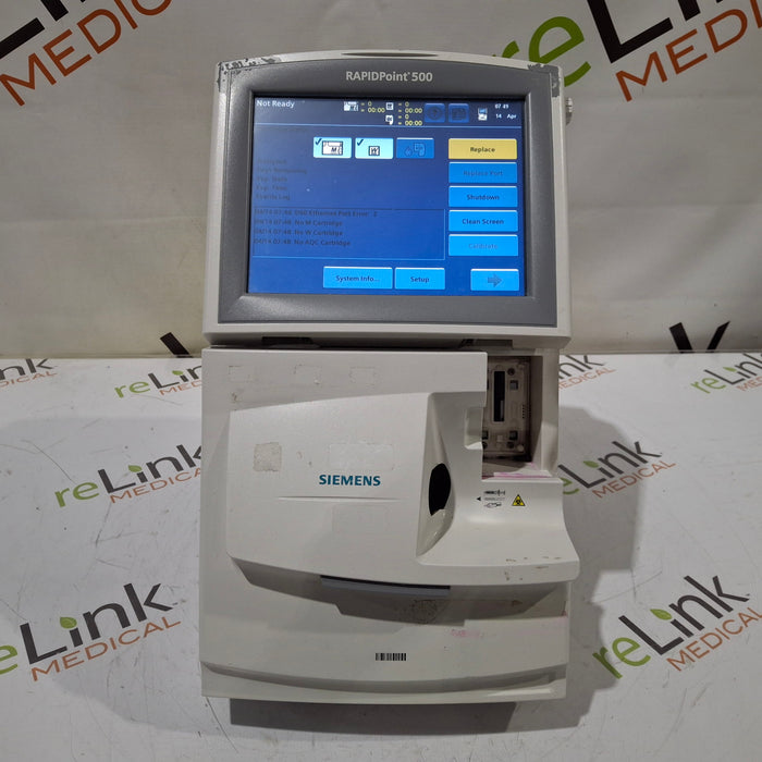 Siemens Siemens Rapidpoint 500 Blood Gas Analyzer Clinical Lab reLink Medical