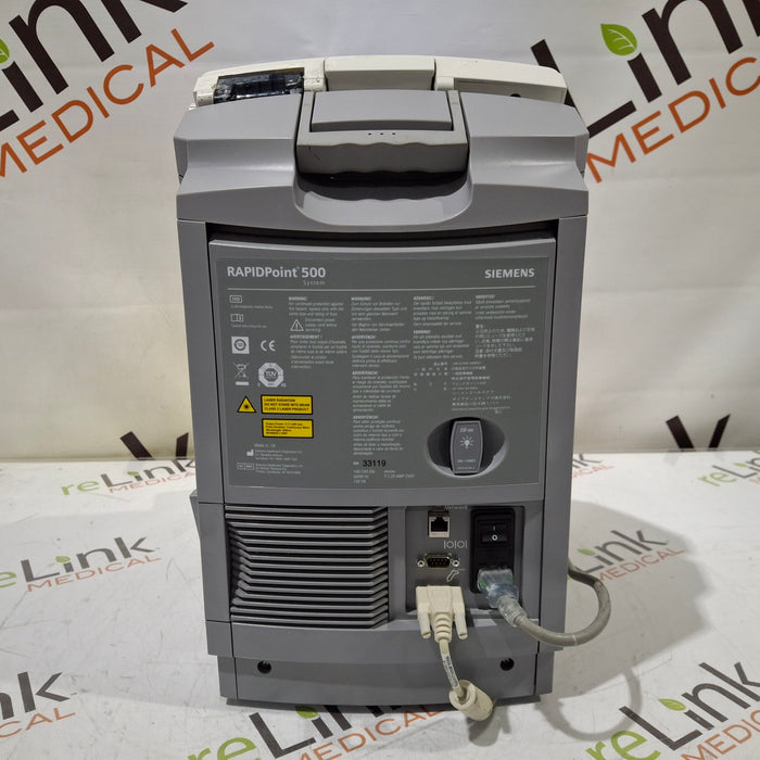 Siemens Siemens Rapidpoint 500 Blood Gas Analyzer Clinical Lab reLink Medical
