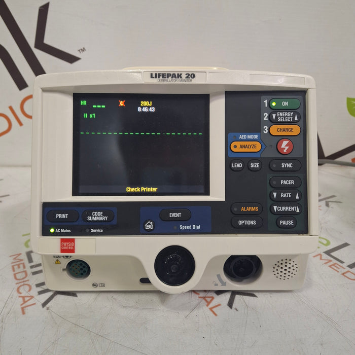 Physio-Control Physio-Control LifePak 20 Defib Defibrillators reLink Medical