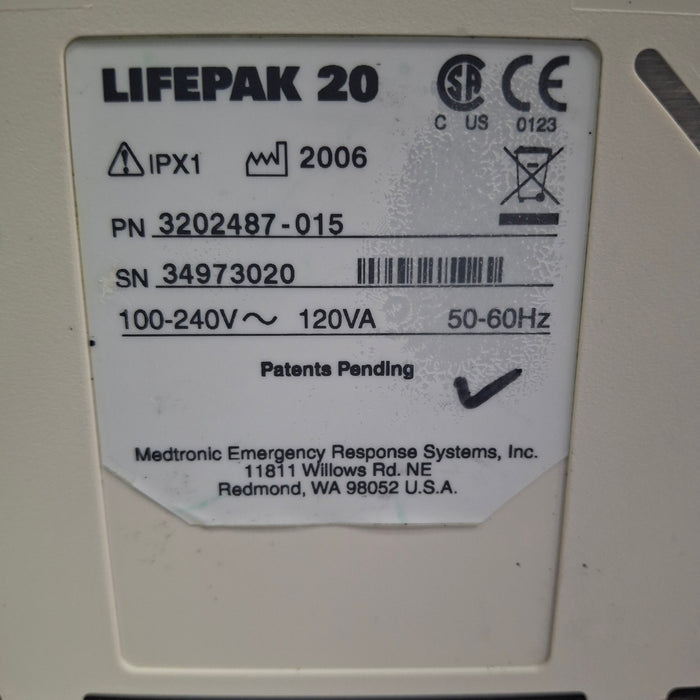 Physio-Control Physio-Control LifePak 20 Defib Defibrillators reLink Medical