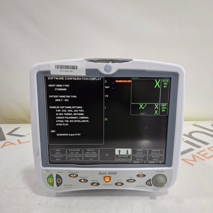 GE Healthcare GE Healthcare Dash 5000 - Masimo SpO2 Patient Monitor Patient Monitors reLink Medical