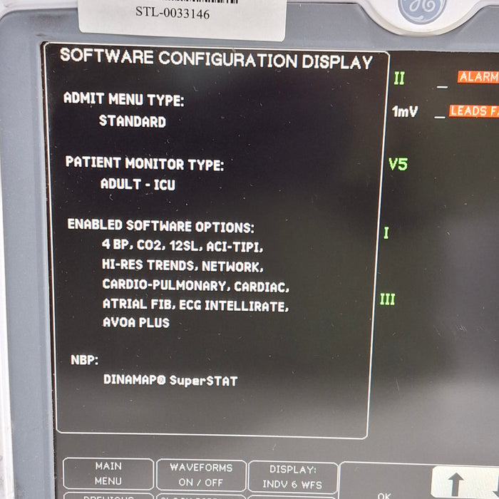 GE Healthcare GE Healthcare Dash 5000 - Masimo SpO2 Patient Monitor Patient Monitors reLink Medical