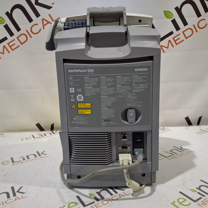 Siemens Siemens Rapidpoint 500 Blood Gas Analyzer Clinical Lab reLink Medical