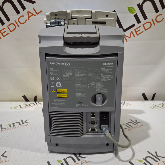 Siemens Siemens Rapidpoint 500 Blood Gas Analyzer Clinical Lab reLink Medical