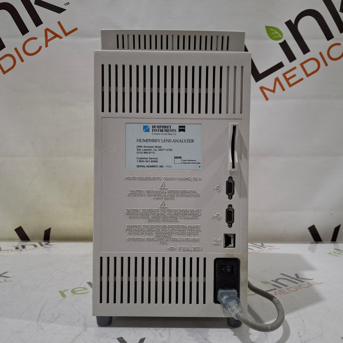 Carl Zeiss Carl Zeiss Humphrey Model 330 Lens Analyzer Ophthalmology reLink Medical