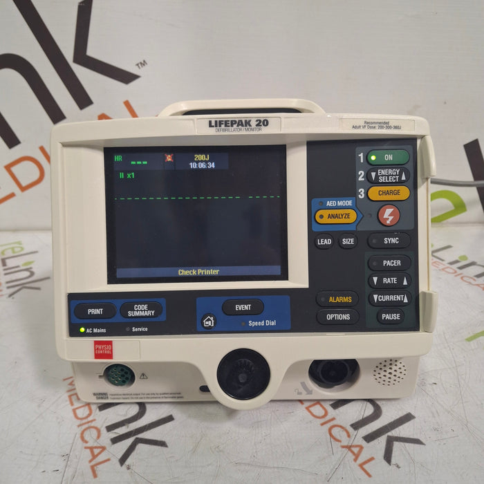 Physio-Control Physio-Control LifePak 20 Defib Defibrillators reLink Medical