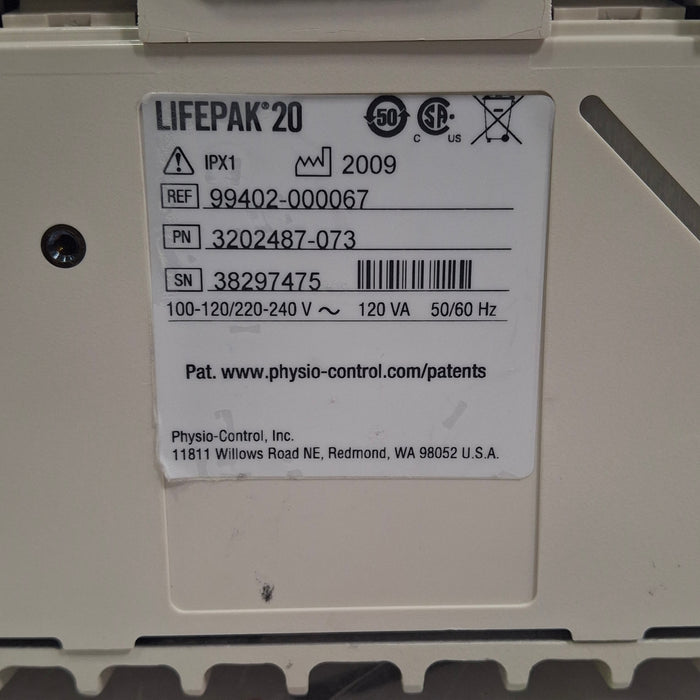 Physio-Control Physio-Control LifePak 20 Defib Defibrillators reLink Medical