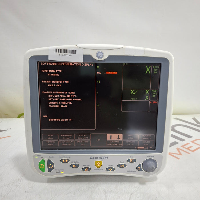 GE Healthcare GE Healthcare Dash 5000 - Masimo SpO2 Patient Monitor Patient Monitors reLink Medical