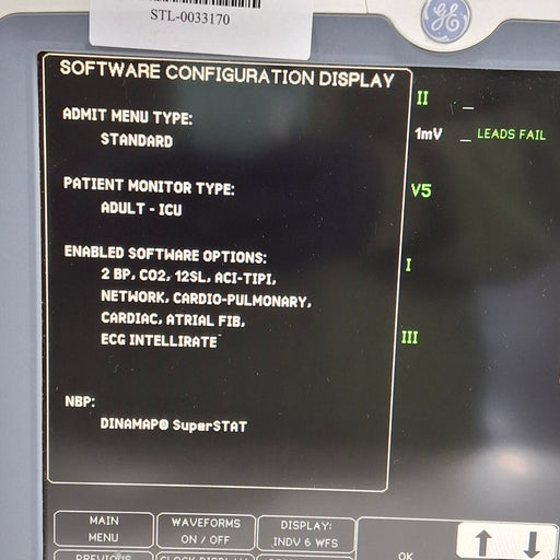 GE Healthcare GE Healthcare Dash 5000 - Masimo SpO2 Patient Monitor Patient Monitors reLink Medical