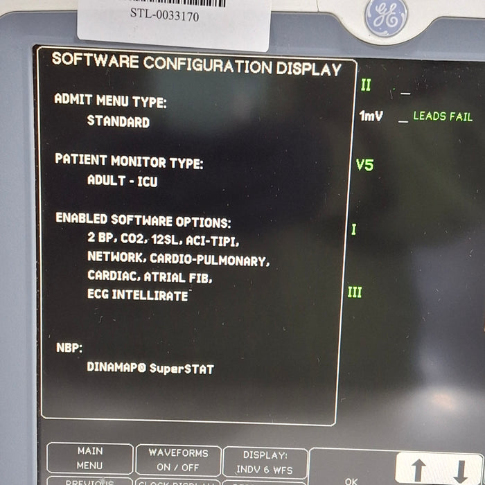 GE Healthcare GE Healthcare Dash 5000 - Masimo SpO2 Patient Monitor Patient Monitors reLink Medical