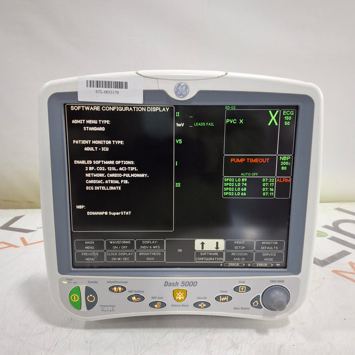 GE Healthcare GE Healthcare Dash 5000 - Masimo SpO2 Patient Monitor Patient Monitors reLink Medical