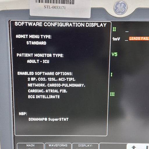 GE Healthcare GE Healthcare Dash 5000 - Masimo SpO2 Patient Monitor Patient Monitors reLink Medical
