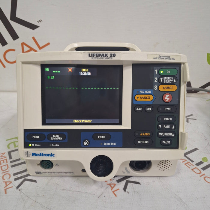 Physio-Control Physio-Control LifePak 20 Defib Defibrillators reLink Medical
