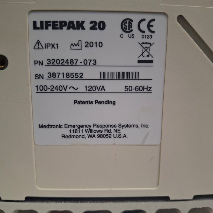 Physio-Control Physio-Control LifePak 20 Defib Defibrillators reLink Medical