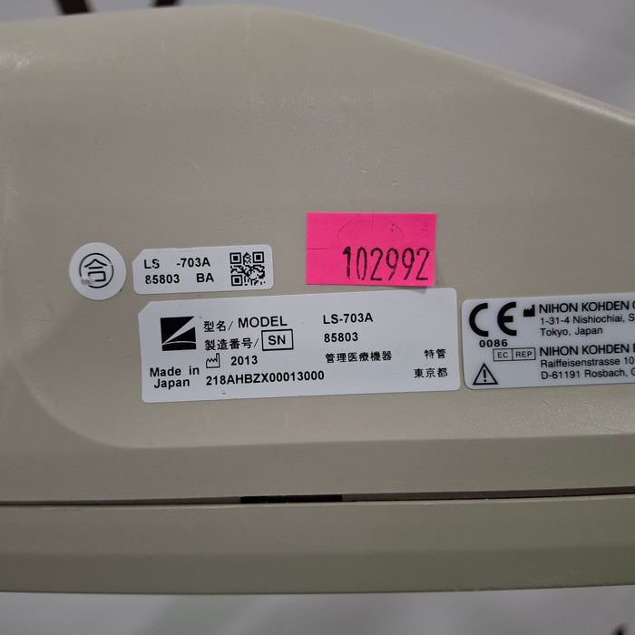 Nihon Kohden Nihon Kohden Neurofax EEG-1200 EEG PSG System EEG EMG Sleep Systems reLink Medical