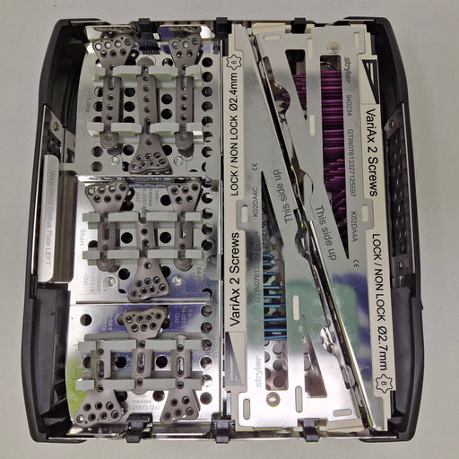 Stryker Stryker VariAx 2 Wrist Trays, 2.4mm & 2.7mm Screws & Volar Plates / Dorsal & Fra Surgical Sets reLink Medical