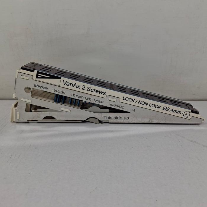 Stryker Stryker VariAx 2 Wrist Trays, 2.4mm & 2.7mm Screws & Volar Plates / Dorsal & Fra Surgical Sets reLink Medical