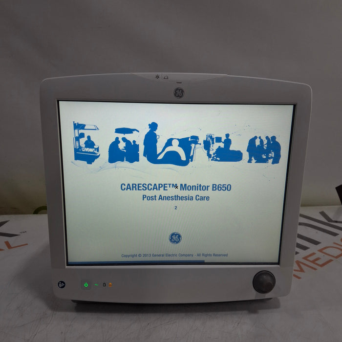 GE Healthcare GE Healthcare Carescape B650 Post Anesthesia Care Patient Monitor Patient Monitors reLink Medical