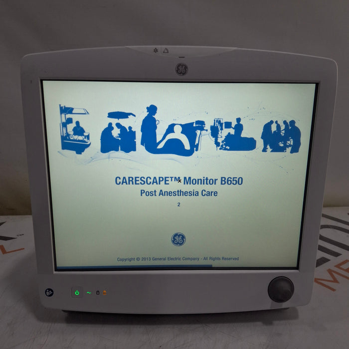 GE Healthcare GE Healthcare Carescape B650 Post Anesthesia Care Patient Monitor Patient Monitors reLink Medical