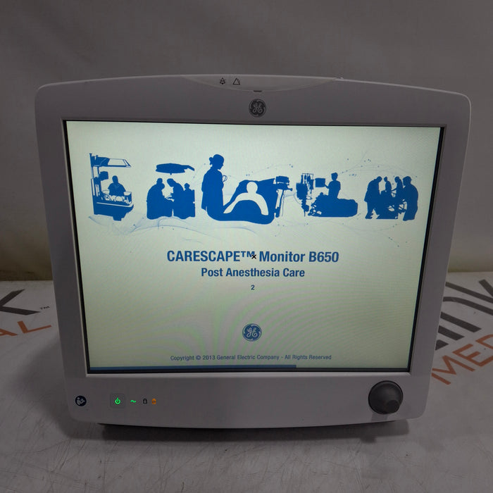 GE Healthcare GE Healthcare Carescape B650 Post Anesthesia Care Patient Monitor Patient Monitors reLink Medical
