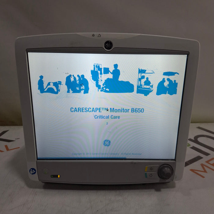 GE Healthcare GE Healthcare Carescape B650 Critical Care Patient Monitor Patient Monitors reLink Medical