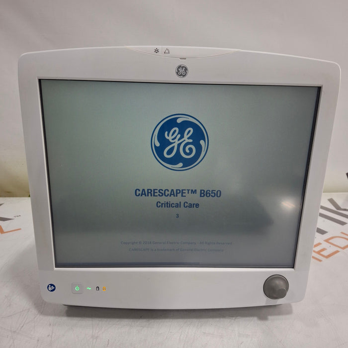 GE Healthcare GE Healthcare Carescape B650 Critical Care Patient Monitor Patient Monitors reLink Medical