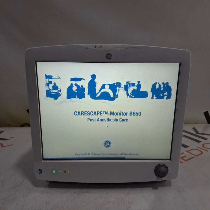 GE Healthcare GE Healthcare Carescape B650 Post Anesthesia Care Patient Monitor Patient Monitors reLink Medical