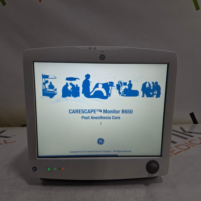 GE Healthcare GE Healthcare Carescape B650 Post Anesthesia Care Patient Monitor Patient Monitors reLink Medical