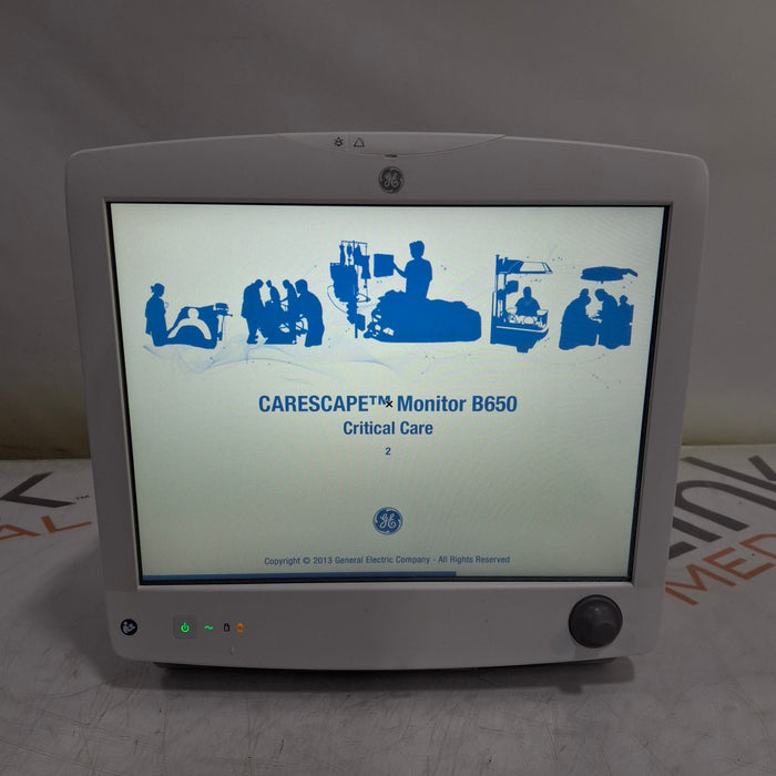 GE Healthcare GE Healthcare Carescape B650 Critical Care Patient Monitor Patient Monitors reLink Medical